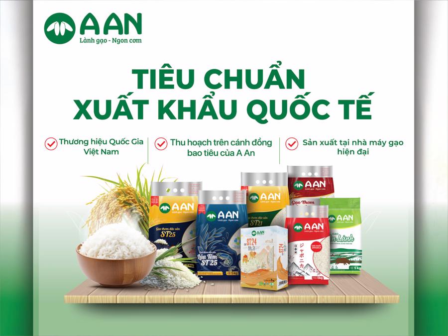 Gạo A AN đ&atilde; 2 lần xuất khẩu th&agrave;nh c&ocirc;ng sang Nhật Bản v&agrave; nhiều quốc gia kh&aacute;c.