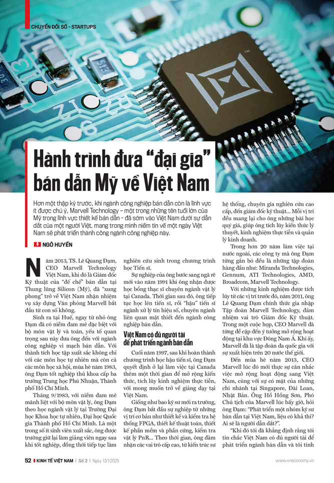 Hành trình đưa “đại gia” bán dẫn Mỹ về Việt Nam - Ảnh 1