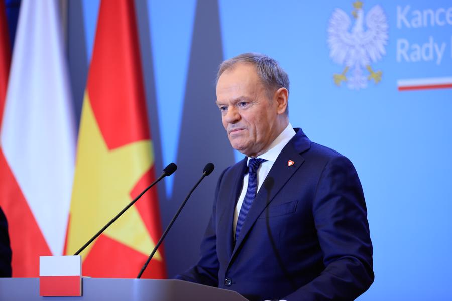 Thủ tướng Ba Lan Donald Tusk - Ảnh: VGP