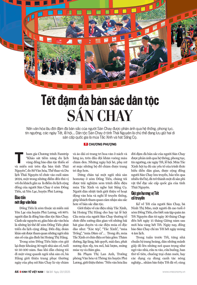 Tết đậm đà bản sắc dân tộc Sán Chay - Ảnh 1