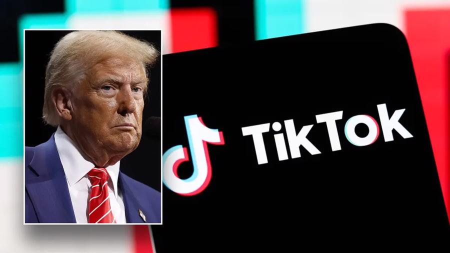 Tổng thống Donald Trump cảnh báo đánh thuế Trung Quốc nếu không chấp nhận thỏa thuận bán TikTok - Ảnh 1