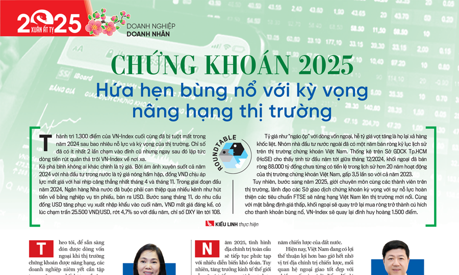 Chứng khoán 2025: Hứa hẹn bùng nổ với kỳ vọng nâng hạng thị trường  - Ảnh 9