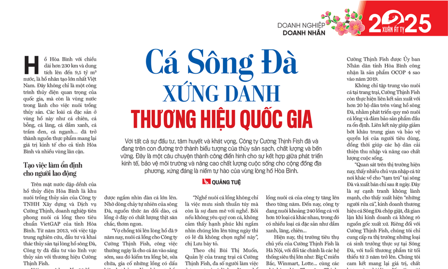 Cá Sông Đà xứng danh thương hiệu quốc gia - Ảnh 1