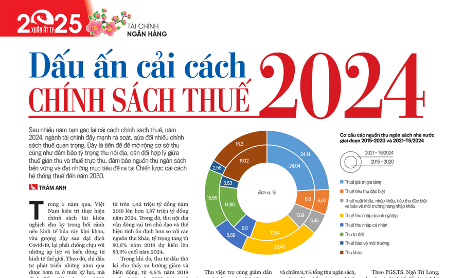 Dấu ấn cải cách chính sách thuế 2024 - Ảnh 1