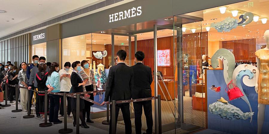 Herm&egrave;s cho thấy sự tăng trưởng t&iacute;ch cực, ngay cả ở Trung Quốc.