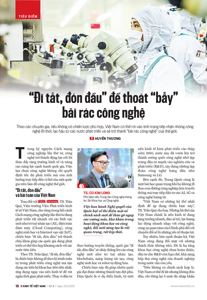 “Đi tắt, đón đầu” để thoát “bẫy” bãi rác công nghệ - Ảnh 2