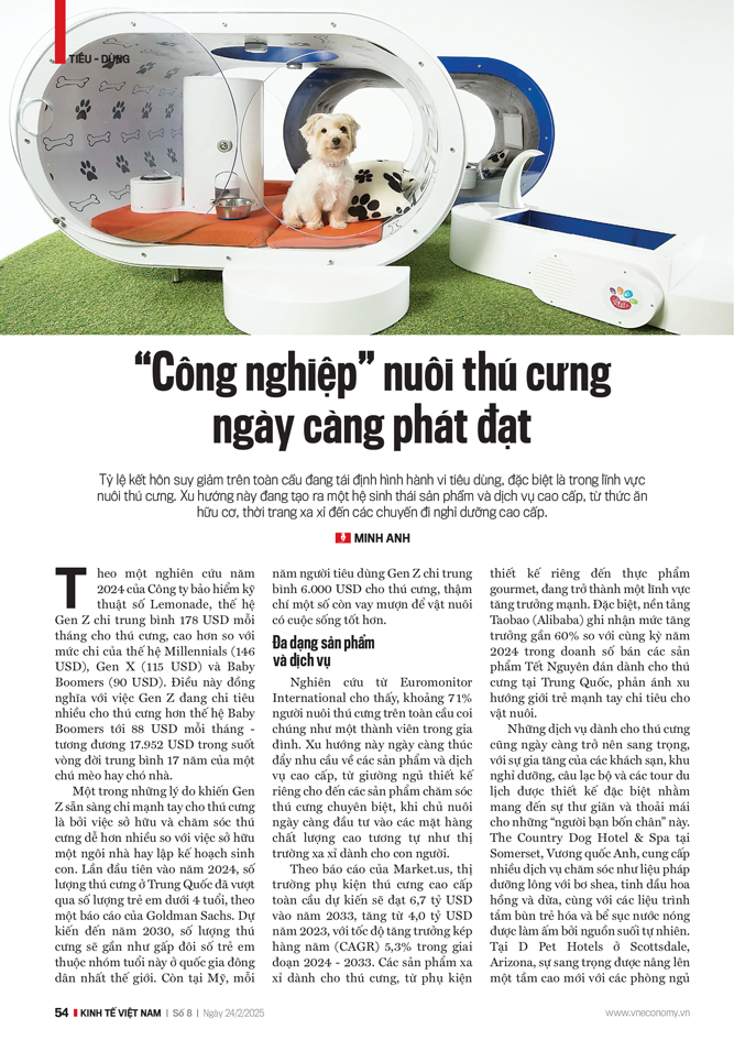 “Công nghiệp” nuôi thú cưng ngày càng phát đạt    - Ảnh 1