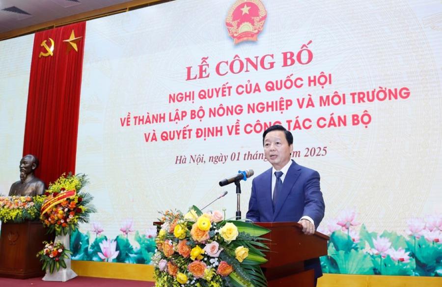 Ph&oacute; Thủ tướng Trần Hồng H&agrave;: "Bộ N&ocirc;ng nghiệp v&agrave; M&ocirc;i trường cần tiếp tục sắp xếp, kiện to&agrave;n c&aacute;c đơn vị trực thuộc".