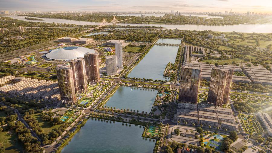 3 t&ograve;a th&aacute;p căn hộ The Cosmopolitan sở hữu vị tr&iacute; đẹp nhất tại trung t&acirc;m đại đ&ocirc; thị Global Gate.