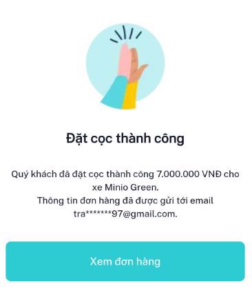 Nhiều t&agrave;i xế cho biết đ&atilde; đặt cọc th&agrave;nh c&ocirc;ng Minio Green kh&ocirc;ng l&acirc;u sau khi mở b&aacute;n v&agrave; đang chờ ng&agrave;y nhận xe.