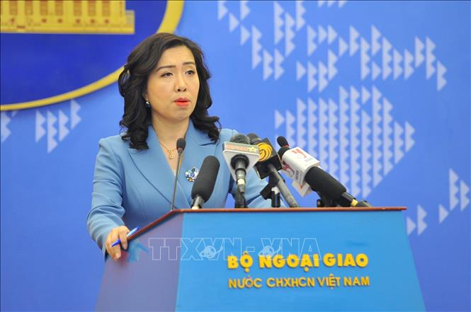 Thứ trưởng Bộ Ngoại giao Lê Thị Thu Hằng - Ảnh: TTXVN