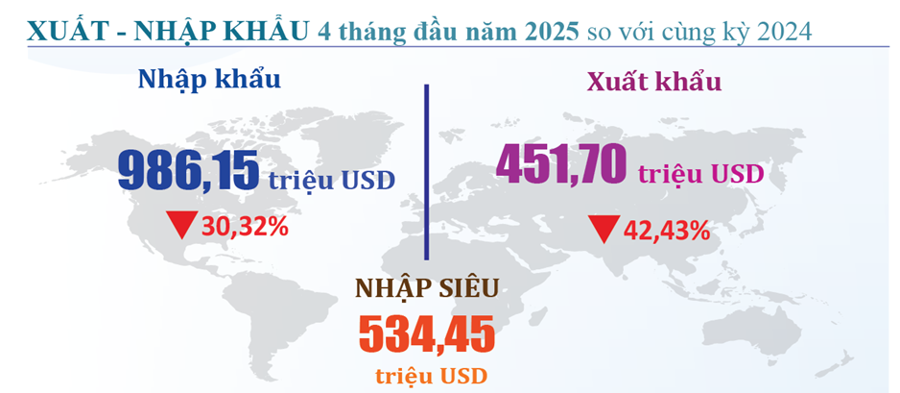 Hà Tĩnh: Xuất nhập khẩu “trượt dốc” - Ảnh 2