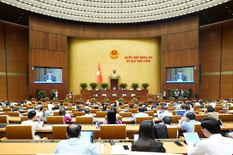 Toàn cảnh phiên họp. Ảnh: Quochoi.vn.