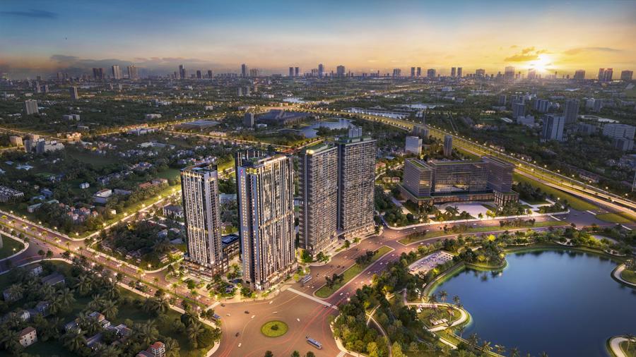 The Matrix One Premium biểu tượng sống thượng lưu giữa trung tâm hành chính mới phía Tây Hà Nội.
