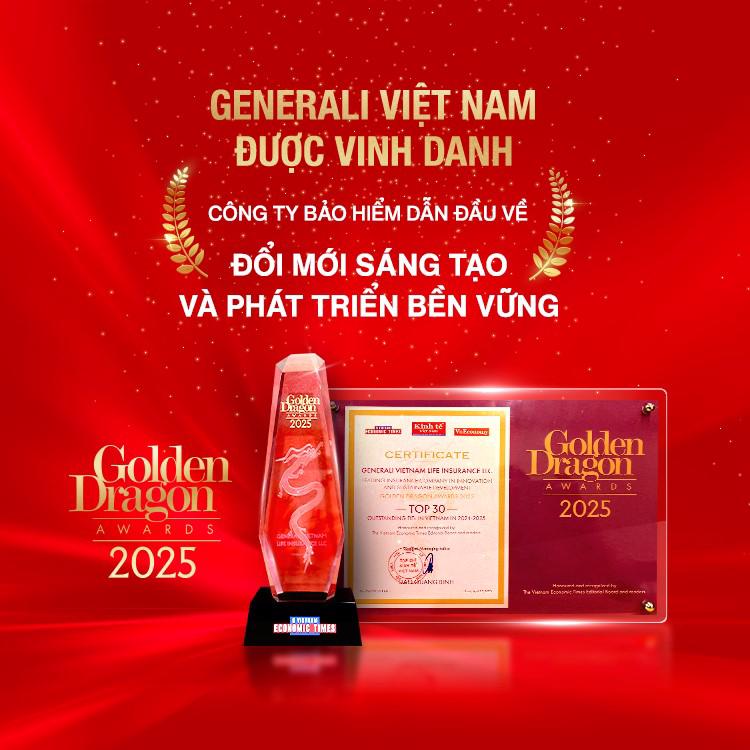 Generali Việt Nam - Dẫn đầu đổi mới sáng tạo và phát triển bền vững tại Rồng Vàng 2025 - Ảnh 1