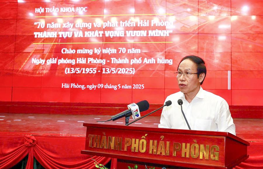 Ông Lê Tiến Châu, Bí thư Thành ủy Hải Phòng.