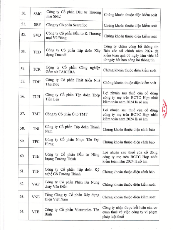 HOSE hủy niêm yết đối với AGM, LEC và RDP, giảm danh sách chứng khoán bị cắt margin còn 64 mã - Ảnh 5