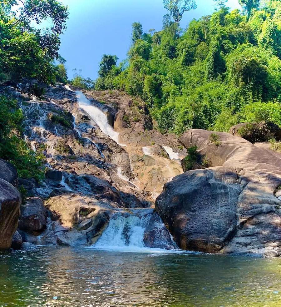Thác Ma Hao ở gần bản Năng Cát