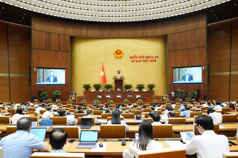 Quốc hội nghe báo cáo giải trình, tiếp thu, chỉnh lý dự thảo Luật Thuế thu nhập doanh nghiệp (sửa đổi) ngày 12/5.