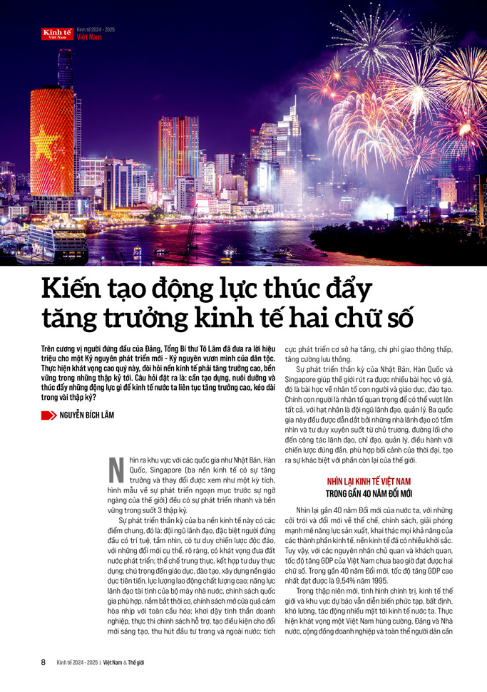 Kiến tạo động lực thúc đẩy tăng trưởng kinh tế hai chữ số - Ảnh 2