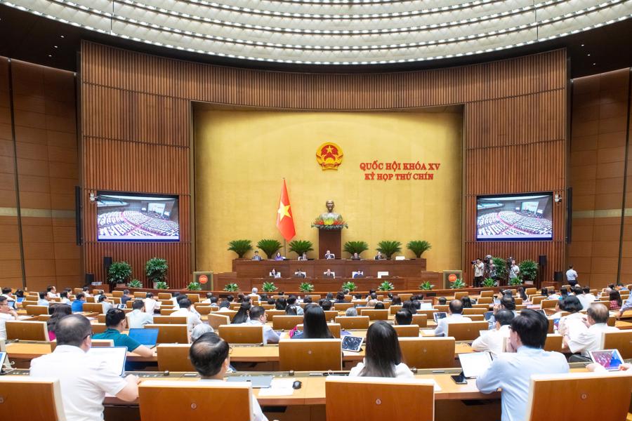 Toàn cảnh phiên họp. Ảnh: Quochoi.vn.