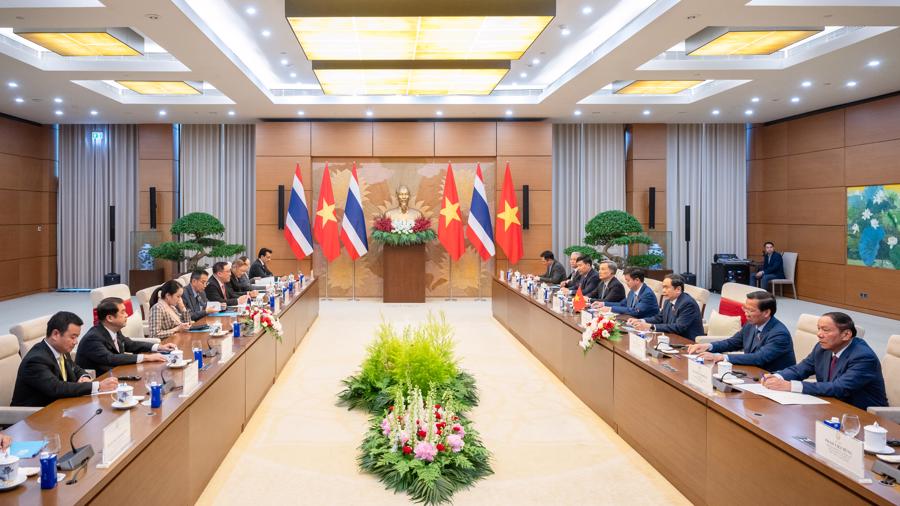 Toàn cảnh cuộc hội kiến - Ảnh: Quochoi.vn