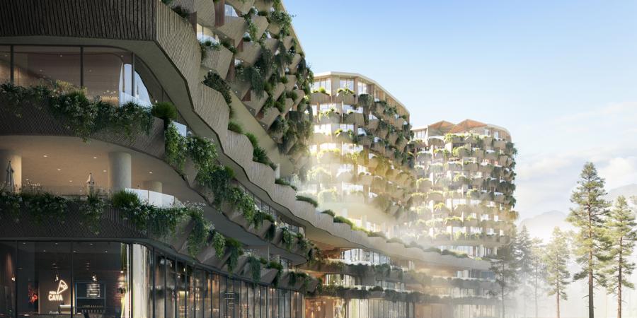 68 căn Sky Villas & Sky Mansions được thiết kế kiến trúc bởi huyền thoại Kengo Kuma.