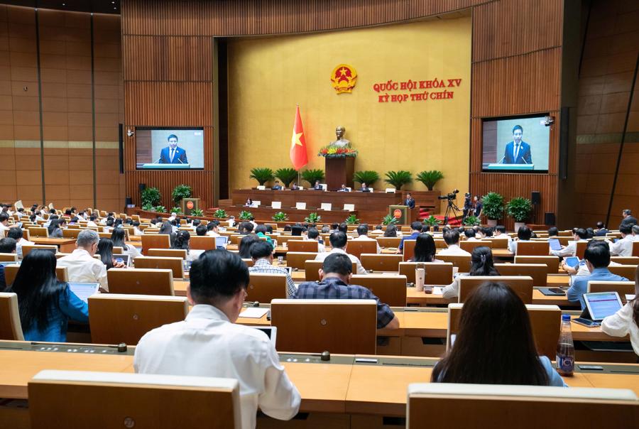 Quang cảnh phiên làm việc - Ảnh: Quochoi.vn