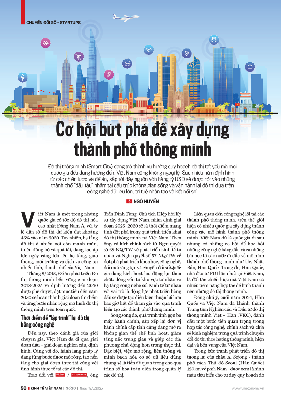 Cơ hội bứt phá để xây dựng thành phố thông minh - Ảnh 1
