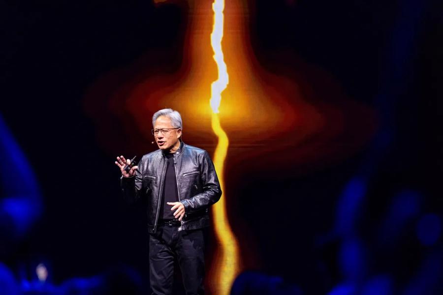 Jensen Huang, CEO Nvidia. Ảnh: Bloomberg