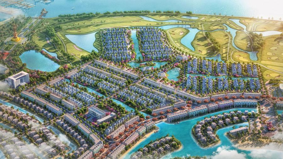 Toàn bộ 131 căn dinh thự "view" hồ hưởng trọn tầm nhìn khoáng đạt, trong xanh.