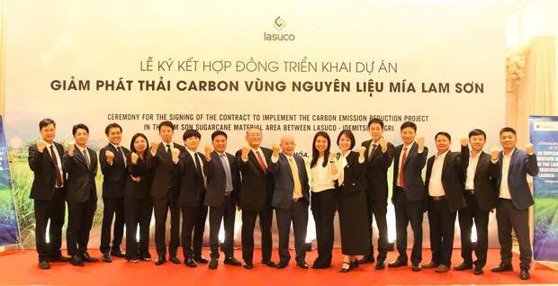 Lasuco ký hợp đồng triển khai Dự án Giảm phát thải bet88 com vùng nguyên liệu mía Lam Sơn với hai đối tác Nhật Bản: Idemitsu Kosan và Sagri.