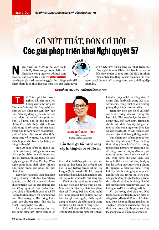 Gỡ nút thắt, đón cơ hội: Các giải pháp triển khai Nghị quyết 57 - Ảnh 9