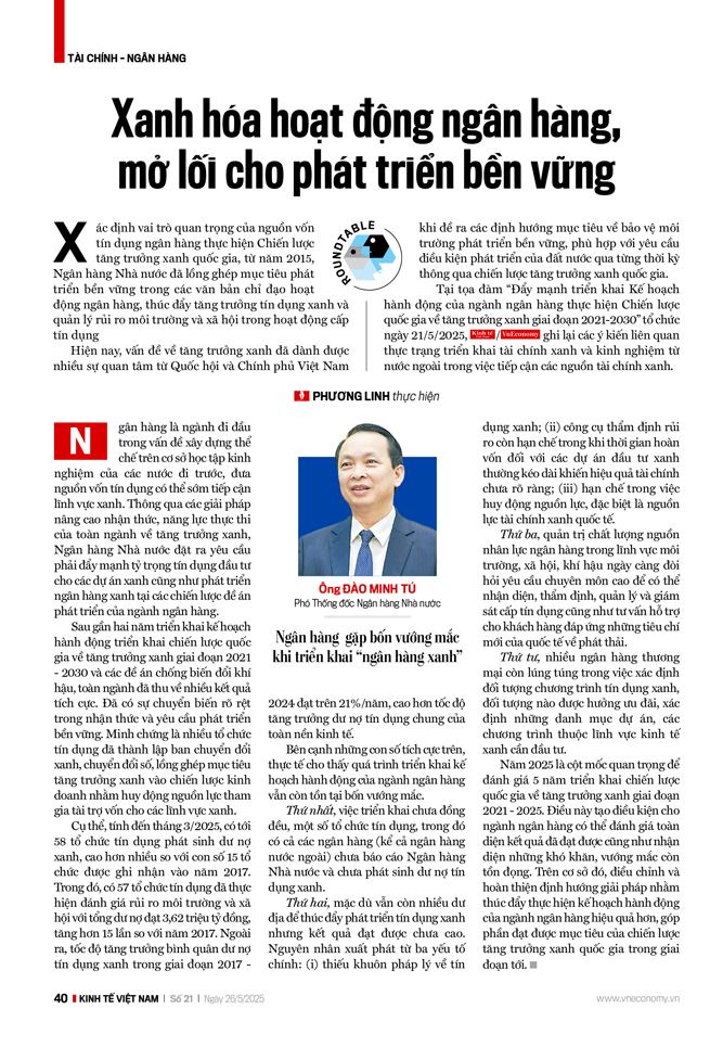 Xanh hóa hoạt động ngân hàng, mở lối cho phát triển bền vững - Ảnh 9