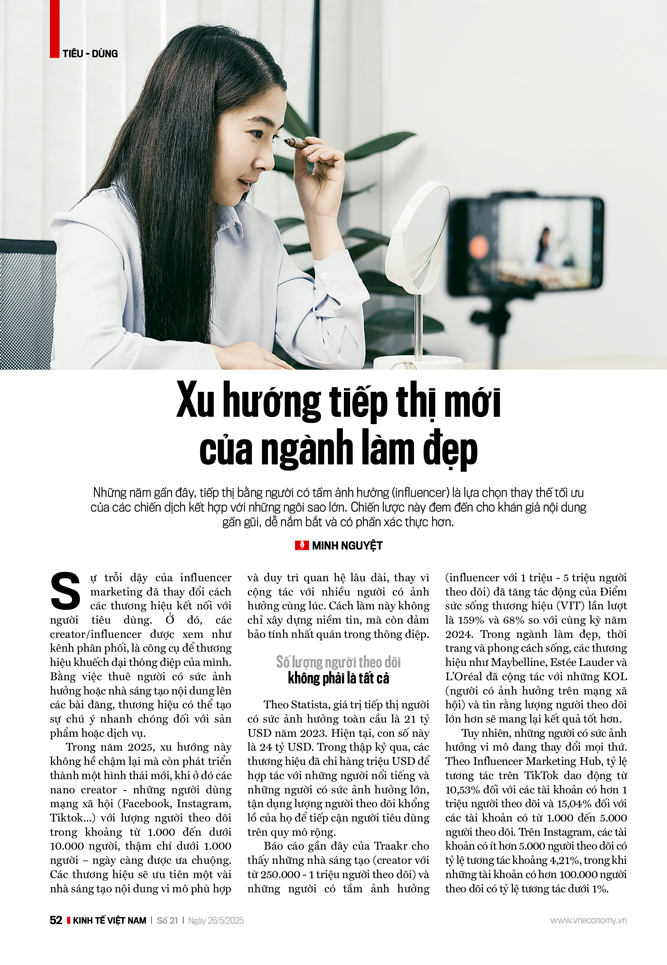 Xu hướng tiếp thị mới của ngành làm đẹp - Ảnh 2