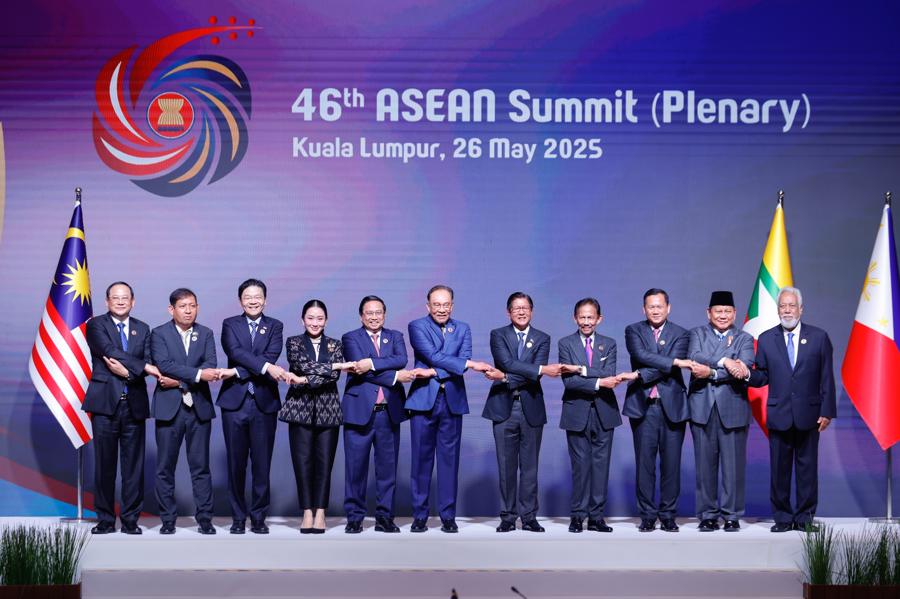 Hội nghị Cấp cao ASEAN lần thứ 46 và các hội nghị cấp cao liên quan khai mạc sáng 26/5 tại Trung tâm Hội nghị Kuala Lumpur - Ảnh: VGP
