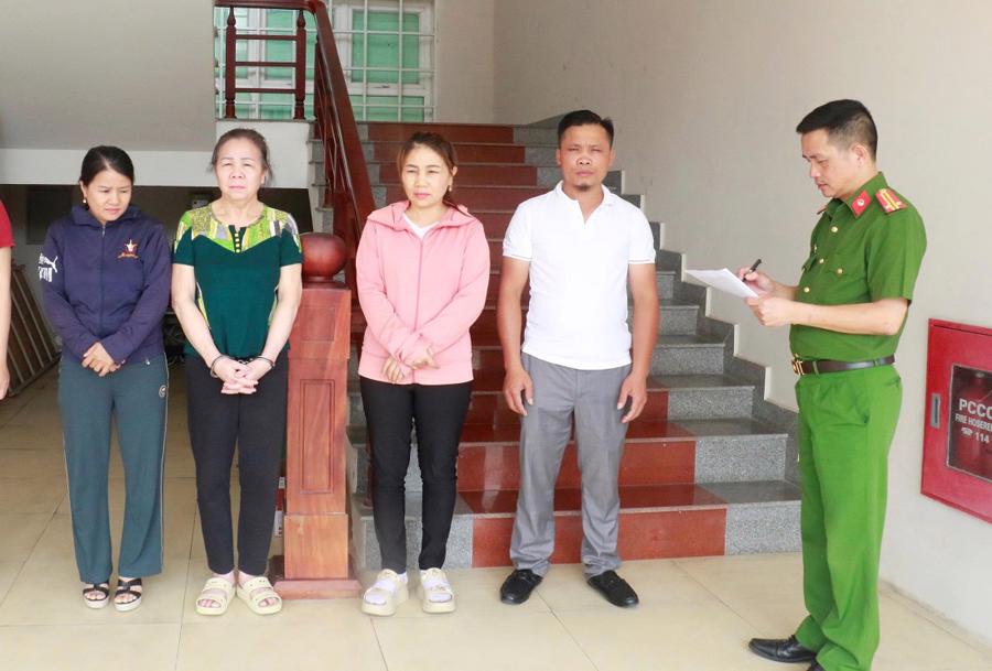 Các đối tượng tại Cơ quan Công an