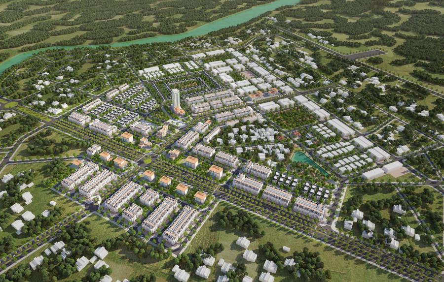 Vera Diamond City chú trọng sự cân bằng giữa nhịp sống đô thị và các mảng xanh thiên nhiên.
