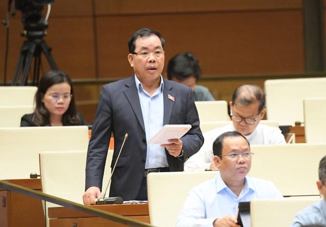 Đại biểu Nguyễn Quang Huân, đoàn Bình Dương.