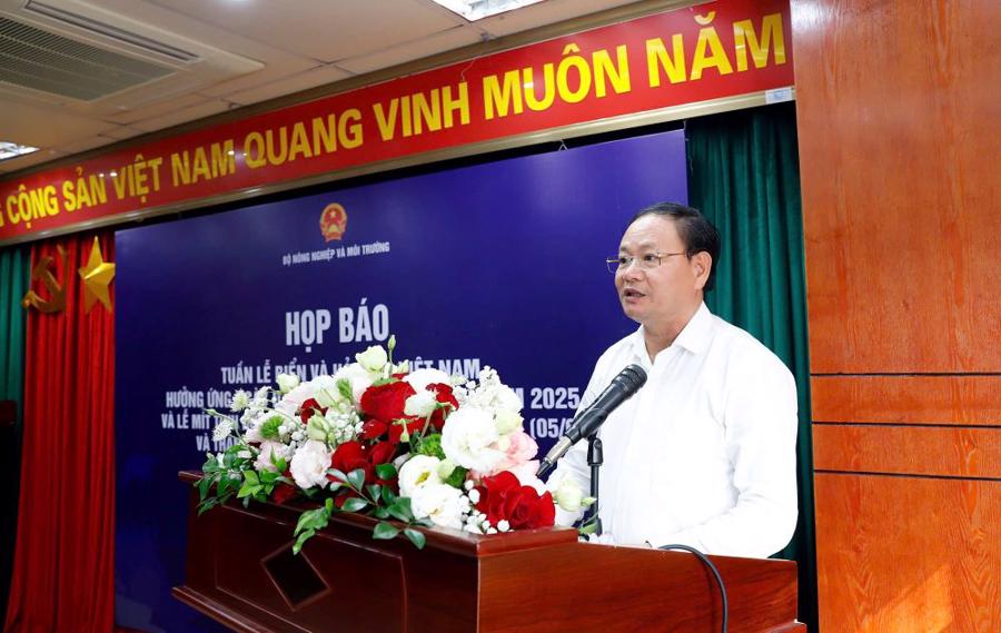 Thứ trưởng Bộ Nông nghiệp và Môi link bet88 Lê Minh Ngân: "Tôn vinh đại dương như nguồn sống và động lực phát triển đất nước".