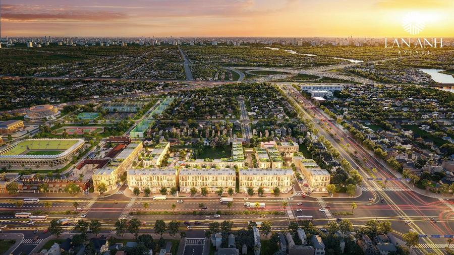 Khu compound cao cấp Lan Anh Avenue được đánh giá sở hữu vị trí và vị thế độc tôn, khó có thể thay thế tại khu vực.