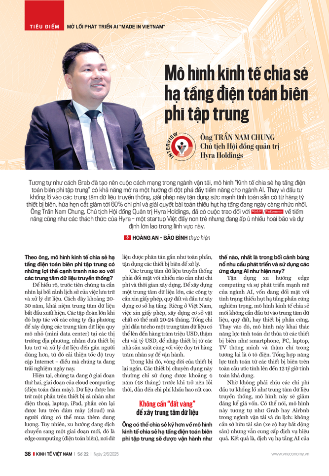Mô hình kinh tế chia sẻ hạ tầng điện toán biên phi tập trung - Ảnh 9