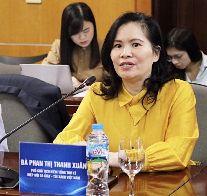 Bà Phan Thị Thanh Xuân, Phó Chủ tịch kiêm Tổng Thư ký Lefaso
