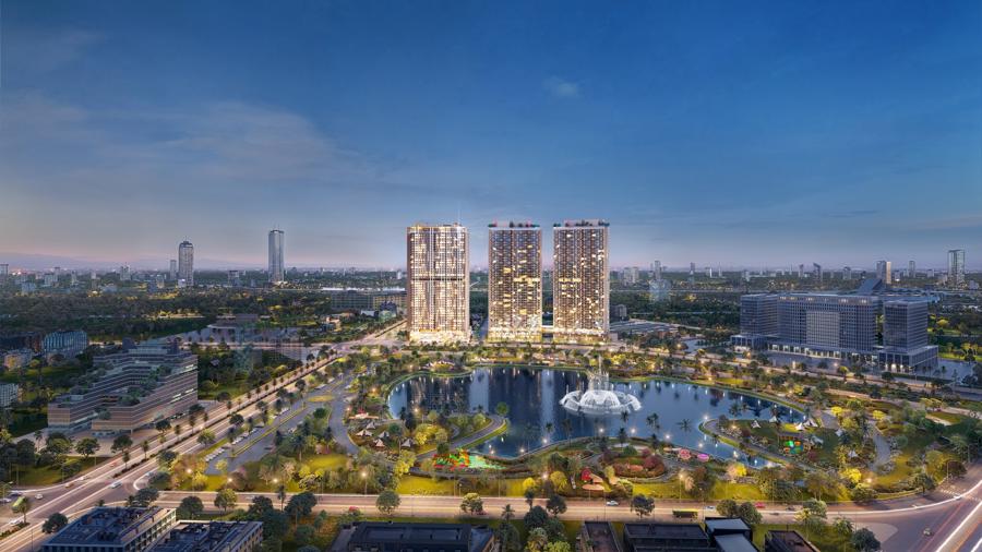 Không gian sống như một resort thẳng đứng tại The Matrix One Premium.