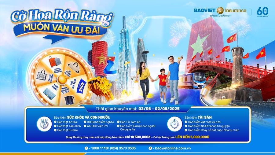 bet88 kèo Bảo Việt tri ân khách hàng với tổng giá trị ưu đãi hơn 2,6 tỷ đồng và nhiều quà tặng - Ảnh 1