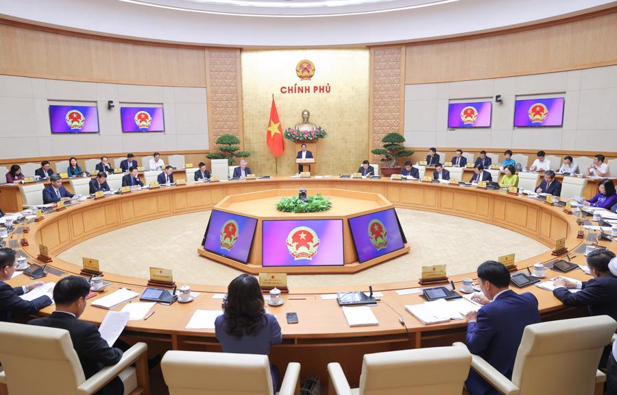 Quang cảnh phiên họp. Ảnh: VGP.