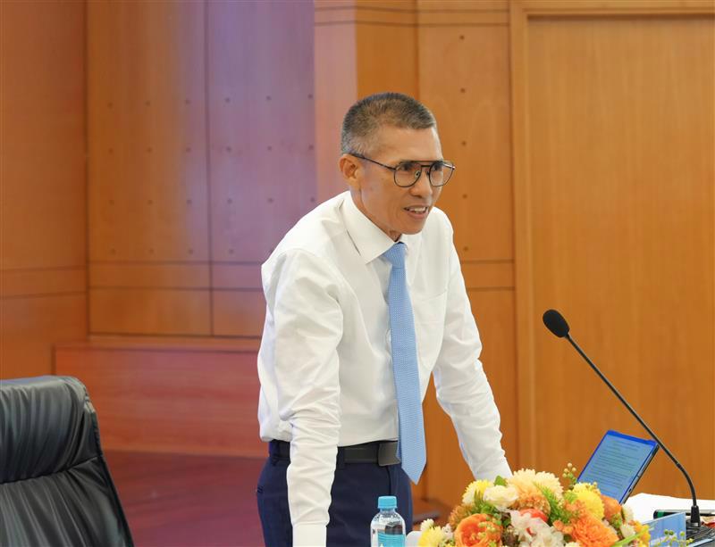 Ông Nguyễn Thanh Nhung - Quyền Tổng giám đốc Sacombank.
