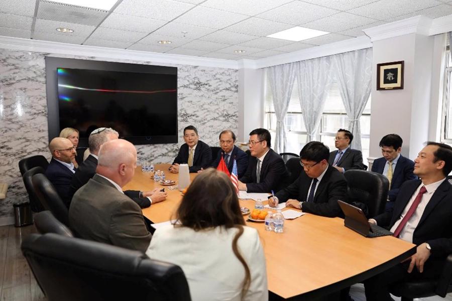 Bộ trưởng Nguyễn Hồng Diên cùng đề nghị USABC phối hợp quảng bá tiềm năng, cơ hội đầu tư - kinh doanh tại Việt Nam đến các đối tác Hoa Kỳ.