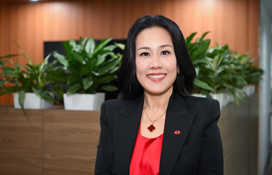 Bà Thái Minh Diễm Tú - Giám đốc Khối Tiếp thị, Ngân hàng Techcombank.
