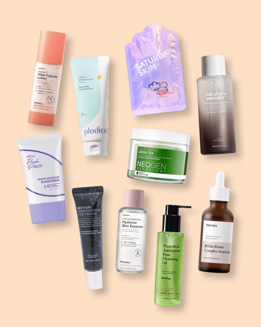 Các sản phẩm chăm sóc da của Hàn Quốc được bán trên nền tảng trực tuyến Soko Glam của Hoa Kỳ. Ảnh: Korea Herald